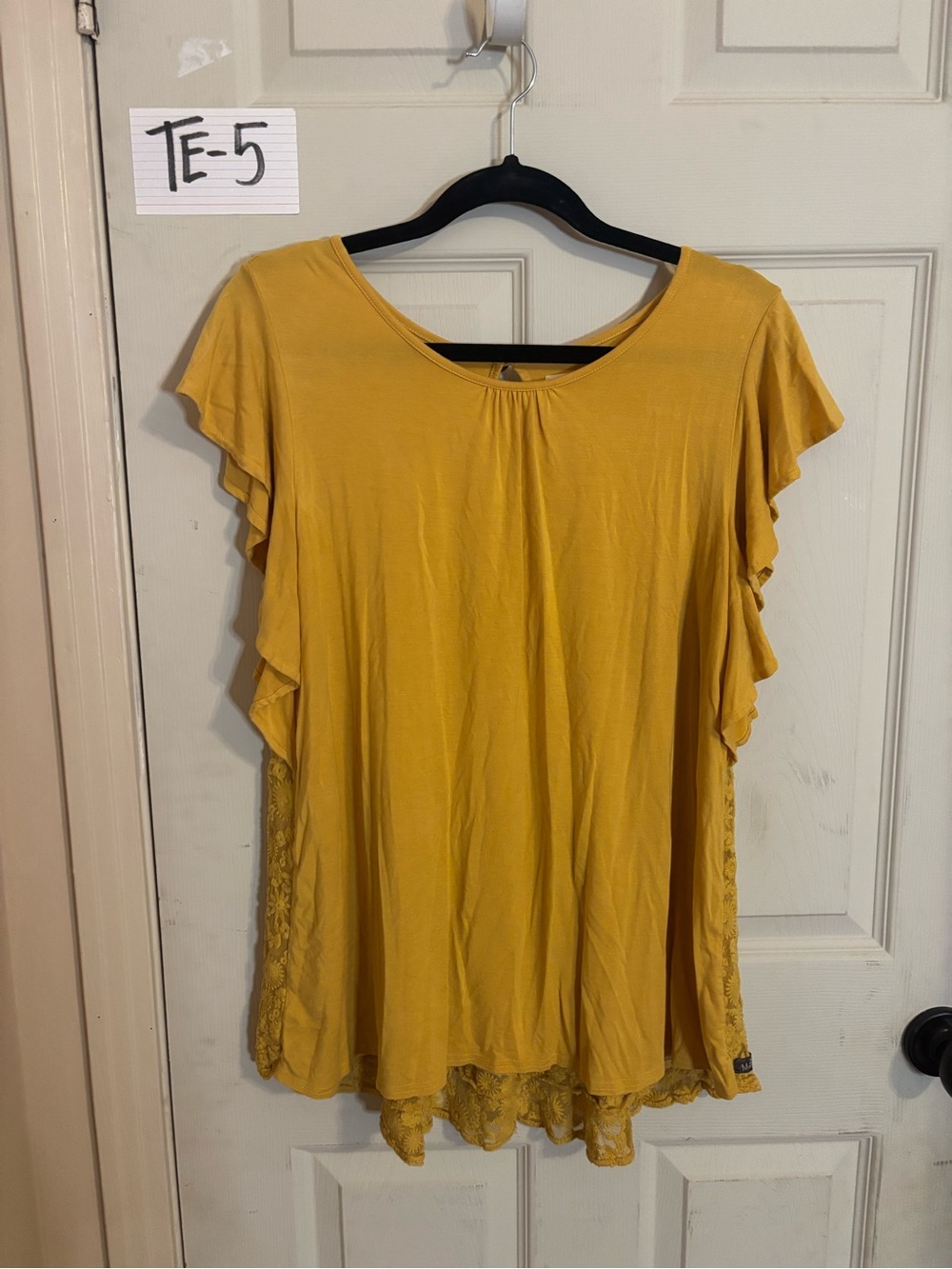 Matilda Jane yellow mustard sleeveless top medium